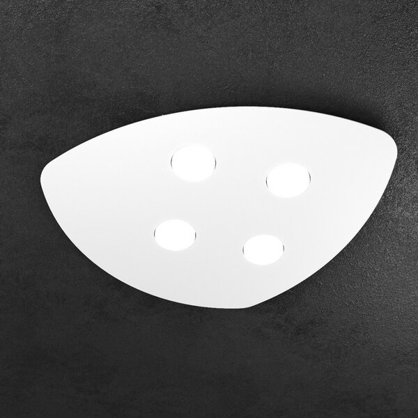 Plafoniera moderna top light shape 1143 4 gx53 led metallo lampada soffitto - Top Light