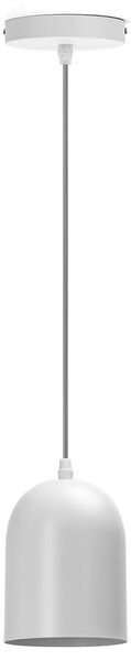 Lampadario da soffitto Beaker Bianco 1 x E27 Aigostar