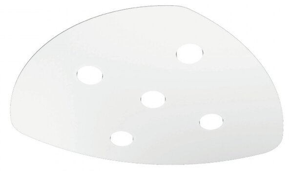Plafoniera moderna top light shape 1143 5 gx53 led metallo lampada soffitto - Top Light