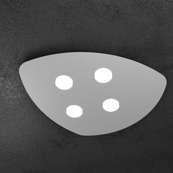 Plafoniera moderna top light shape 1143 4 gx53 led metallo lampada soffitto - Top Light