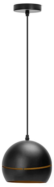 Lampadario da soffitto Helm Nero opaco 1 x E27 Aigostar