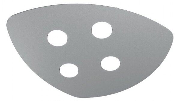 Plafoniera moderna top light shape 1143 4 gx53 led metallo lampada soffitto - Top Light
