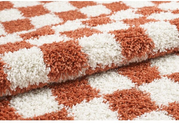 Tappeto crema/terracotta 120x170 cm Grida - ESTE