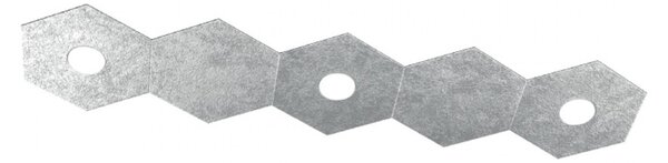 Plafoniera moderna top light hexagon 1142 3l2d a1 gx53 led metallo lampada parete soffitto - Top Light