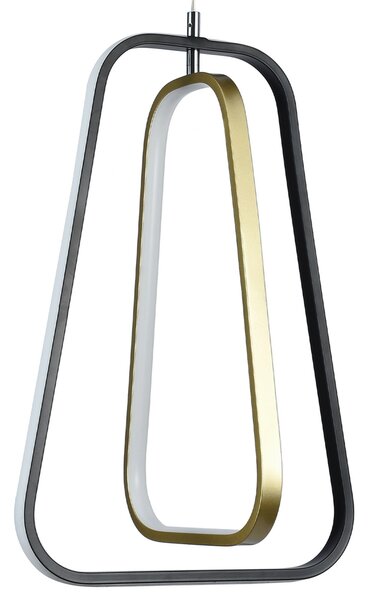 Lampadario da soffitto Drawn Nero 36W Bianco caldo 2700K Aigostar