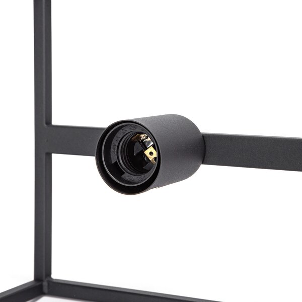 Lampadario da soffitto Piped Nero opaco 5 x E27 Aigostar