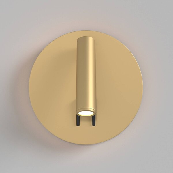 Maytoni Applique da parete a LED Ios 176, Ottone / Oro, Camera da letto, Alluminio, Moderno, Applique a LED