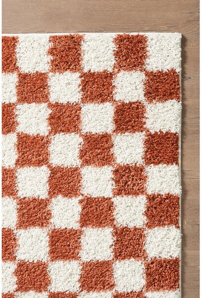 Tappeto crema/terracotta 120x170 cm Grida - ESTE