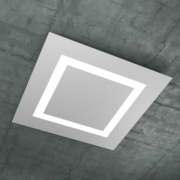 Outlet plafoniera moderna top light carpet 1137 60 2g11 led metallo lampada soffitto - Lampadari Bartalini Outlet