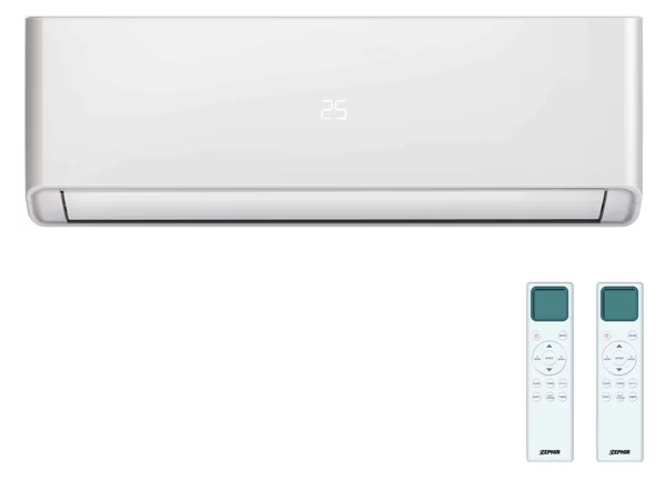 Zephir Climatizzatore 9000 Btu Inverter Monosplit Condizionatore con Pompa di Calore Classe A++/A+ Wi-Fi R32 (Unit Interna + Unit Esterna) - ZMS