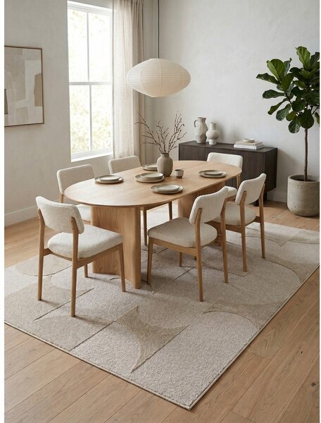 Tappeto beige 120x170 cm Luna - ESTE