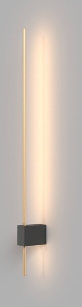 Maytoni Applique da parete a LED Pars, Nero, Soggiorno / Sala da pranzo, Alluminio, Moderno, Applique a LED
