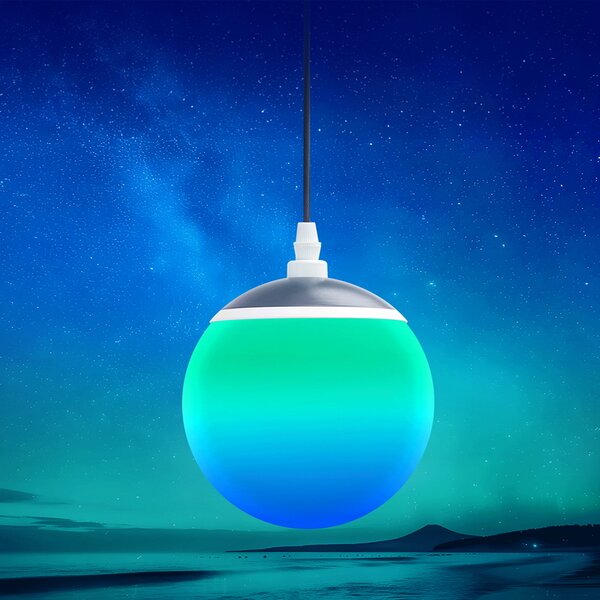 Lampadario da soffitto Sfera 8W Smart Bluetooth CCT + RGB illuminazione Led regolabile con telecomando Aigostar