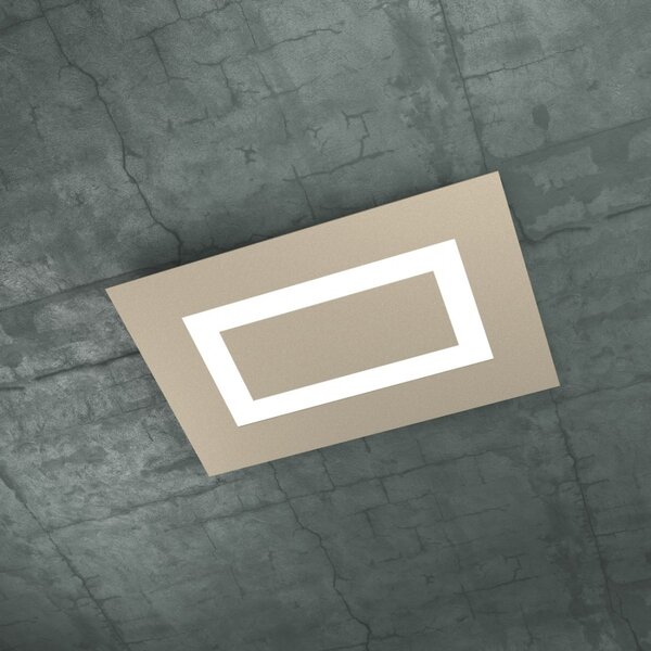Outlet plafoniera moderna top light carpet 1137 rp 2g11 led metallo lampada soffitto - Lampadari Bartalini Outlet