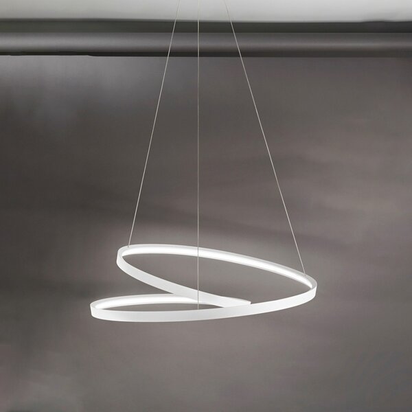 Lampadario led bianco perenz ritmo 6618 b ct led sospensione lampada soffitto moderno - Perenz