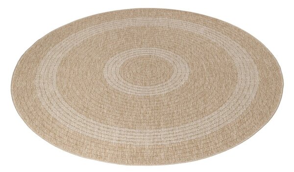 Tappeto tondo beige per esterni ø 80 cm Comilla - Ayyildiz Carpets