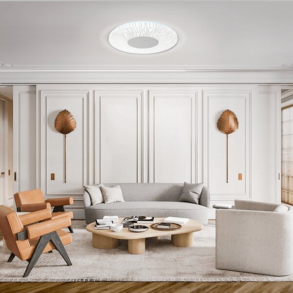 Plafoniera Led 36W Line rotonda Bianco freddo 6500K Aigostar