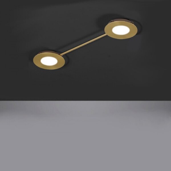 Plafoniera moderna cattaneo vintage 876 30 pa gx53 led metallo lampada soffitto parete - Cattaneo Illuminazione