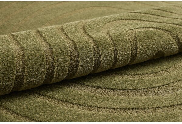 Tappeto verde scuro 160x230 cm Pebble - ESTE