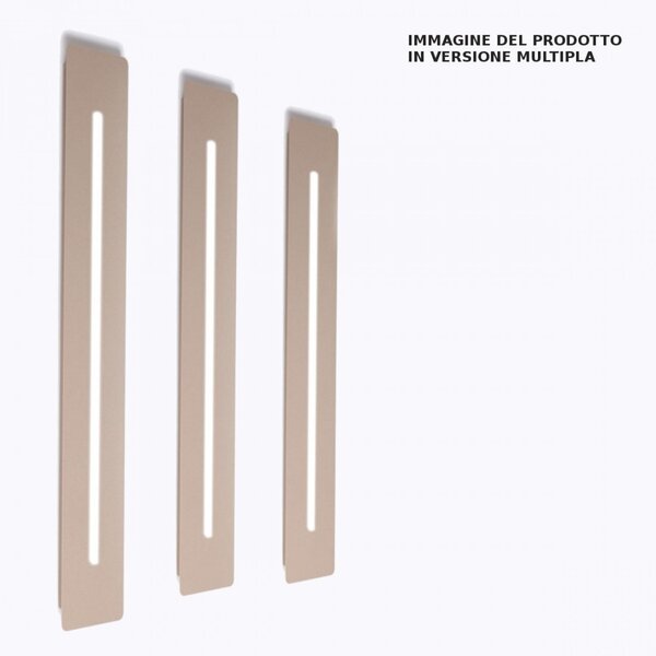 Plafoniera moderna cattaneo centreline 890 100pa led 45w 6000lm 3000°k lampada soffitto parete dimmerabile metallo interni - Cattaneo Illuminazione