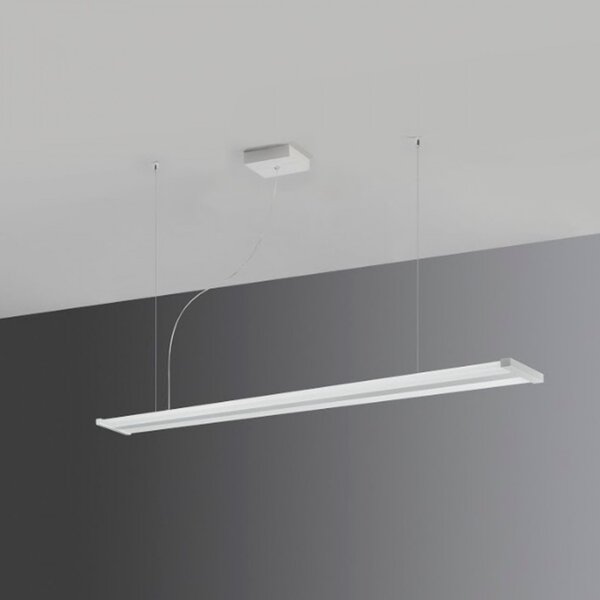 Lampadario moderno promoingross line s120 dim led alluminio acrilico sospensione telecomando dimmerabile - Promoingross