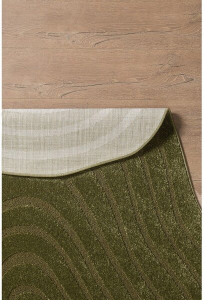 Tappeto verde scuro 160x230 cm Pebble - ESTE