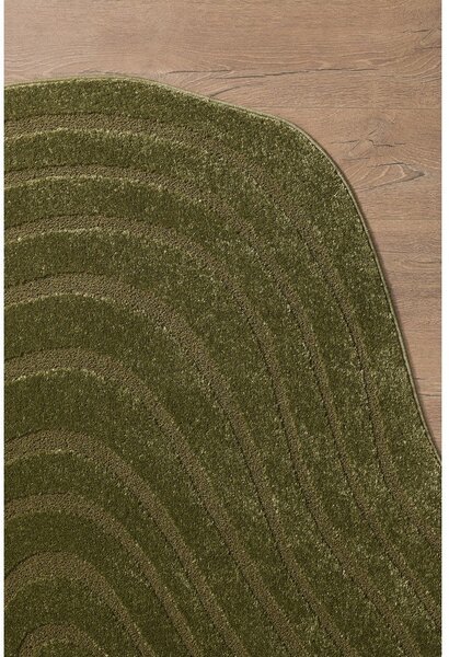 Tappeto verde scuro 160x230 cm Pebble - ESTE