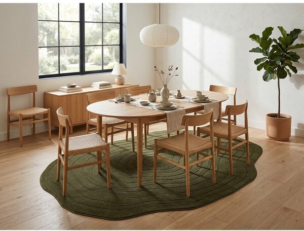 Tappeto verde scuro 160x230 cm Pebble - ESTE