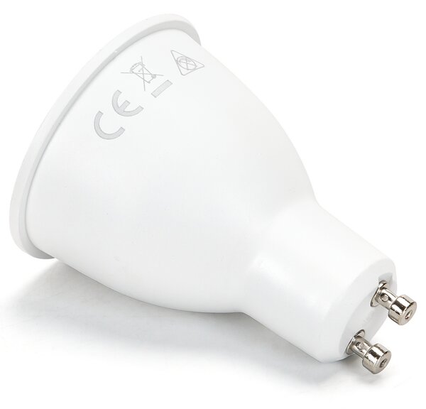 Faretto Led GU10 12W Apertura 100 gradi Bianco caldo 3000K Aigostar