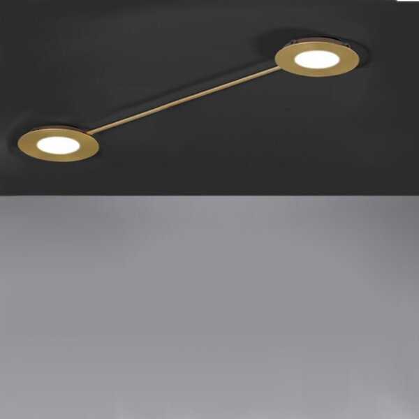 Plafoniera moderna cattaneo vintage 876 45 pa gx53 led metallo lampada soffitto parete - Cattaneo Illuminazione