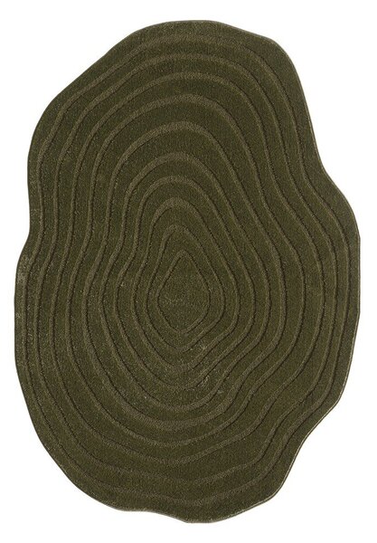 Tappeto verde scuro 160x230 cm Pebble - ESTE