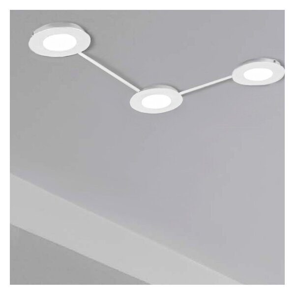 Plafoniera moderna cattaneo vintage 876 3 pa gx53 led metallo lampada soffitto parete - Cattaneo Illuminazione