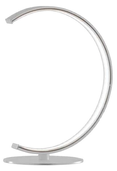 Abat-jours moderni illuminando anelli lu g led lampada tavolo scrivania metallo bianco interno 9w 720lm - Illuminando