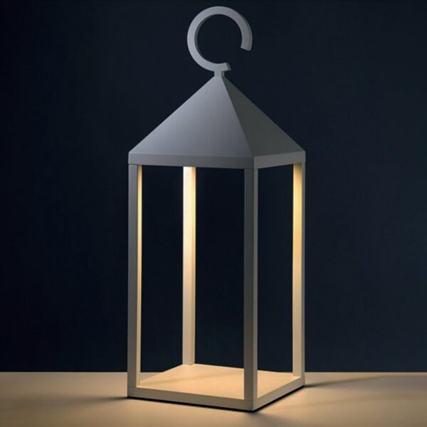 Lampada batteria esterni pan international joy gdn05111 gdn05131 led alluminio lanterna terra tavolo - Pan International