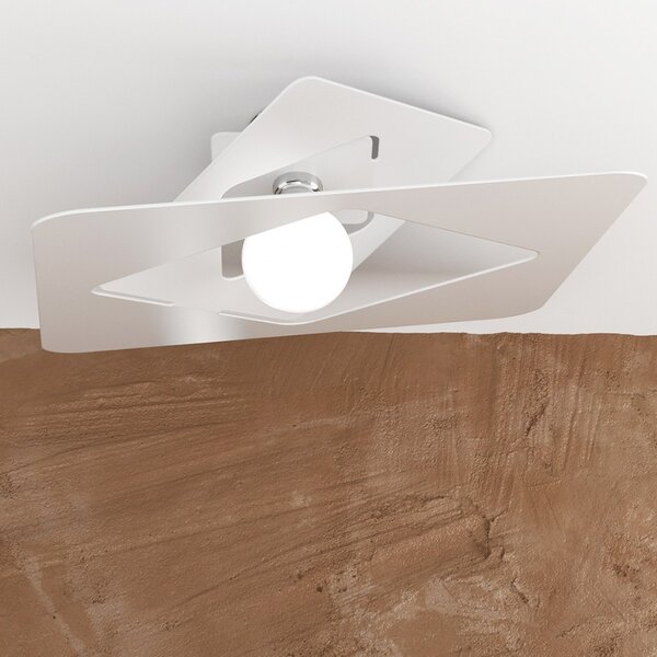 Plafoniera moderna top light wacky 1159 pl60 e27 led metallo lampada soffitto - Top Light