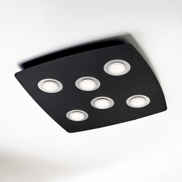 Plafoniera moderna illuminando demetra deme6slnrfa gx53 led metallo parete soffitto - Illuminando