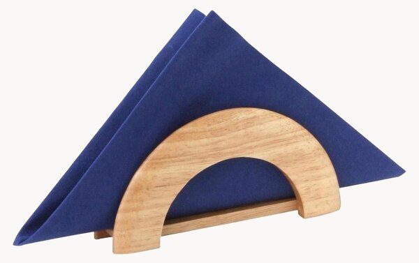 Portatovaglioli in legno di caucciù Mara