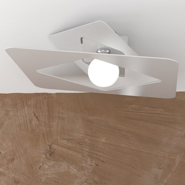 Plafoniera moderna top light wacky 1159 pl60 e27 led metallo lampada soffitto - Top Light