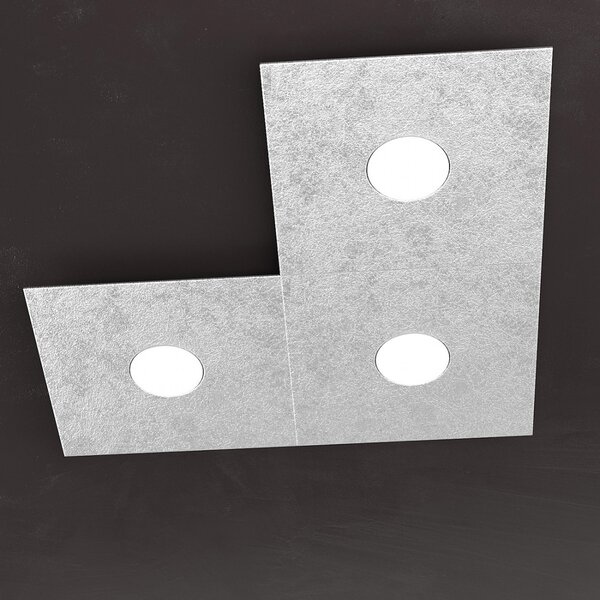 Plafoniera moderna top light eccentric 1156 3l gx53 led metallo lampada parete soffitto - Top Light