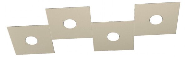 Plafoniera moderna top light eccentric 1156 4l gx53 led metallo lampada parete soffitto - Top Light