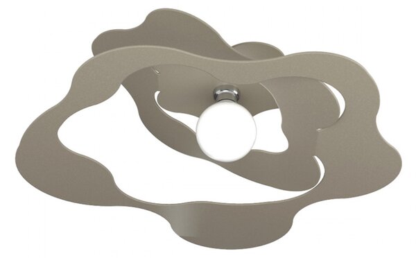 Plafoniera top light ripples 1158 pl70 e27 led metallo lampada soffitto ultramoderna - Top Light