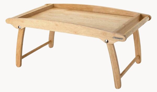 Vassoio da letto in legno di albero della gomma Trine