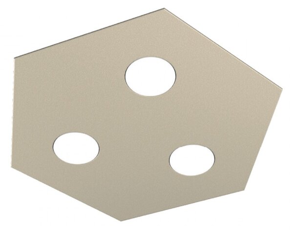 Plafoniera moderna top light hexagon 1142 pp gx53 led metallo lampada parete soffitto - Top Light