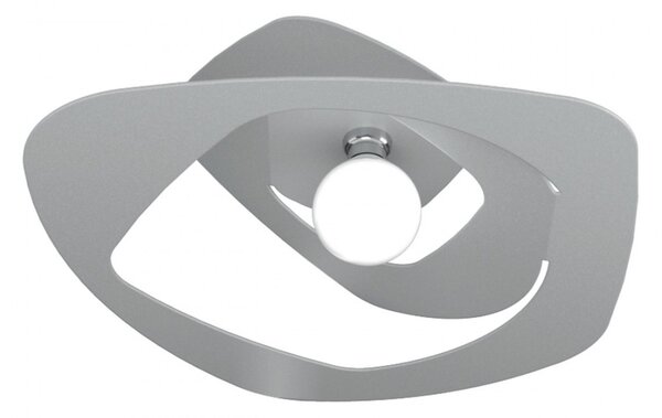 Plafoniera moderna top light warped 1157 pl65 e27 led metallo lampada soffitto - Top Light