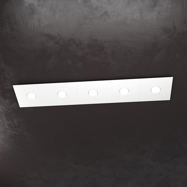 Plafoniera moderna top light eccentric 1156 5l gx53 led metallo lampada parete soffitto - Top Light