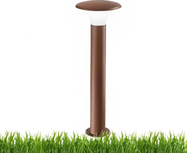 Lampioncino alluminio gea led leo ges522 led lampada terra ruggine classico esterno 75cm ip44 e27 - Gea Led