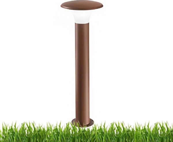 Lampioncino alluminio gea led leo ges522 led lampada terra ruggine classico esterno 75cm ip44 e27 - Gea Led