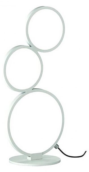 Abat-jour moderna trio lighting rondo led metallo dimmerabile lampada tavolo - Trio Lighting