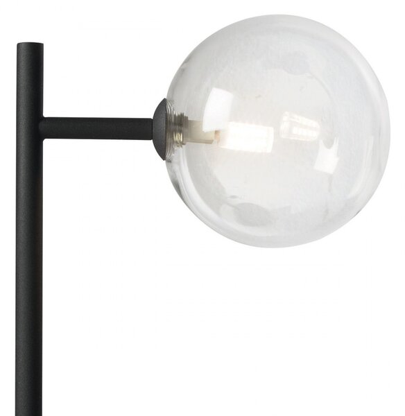 Abat-jour moderna illuminando bolle lu 1 nr g9 led metallo vetro sfera lampada tavolo - Illuminando