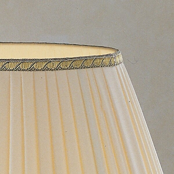 Abat-jour classica due p illuminazione 2325 lp e27 led vetro soffiato lampada tavolo tessuto - Due P Illuminazione